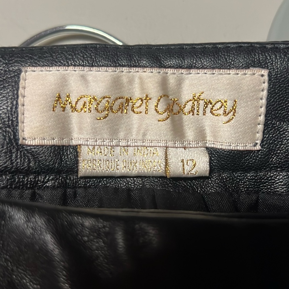 Margaret Godfrey Retro Leather Pants - Picture 2 of 7